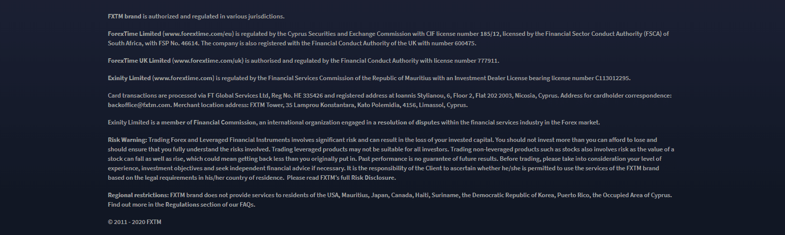 FXTM FXTM